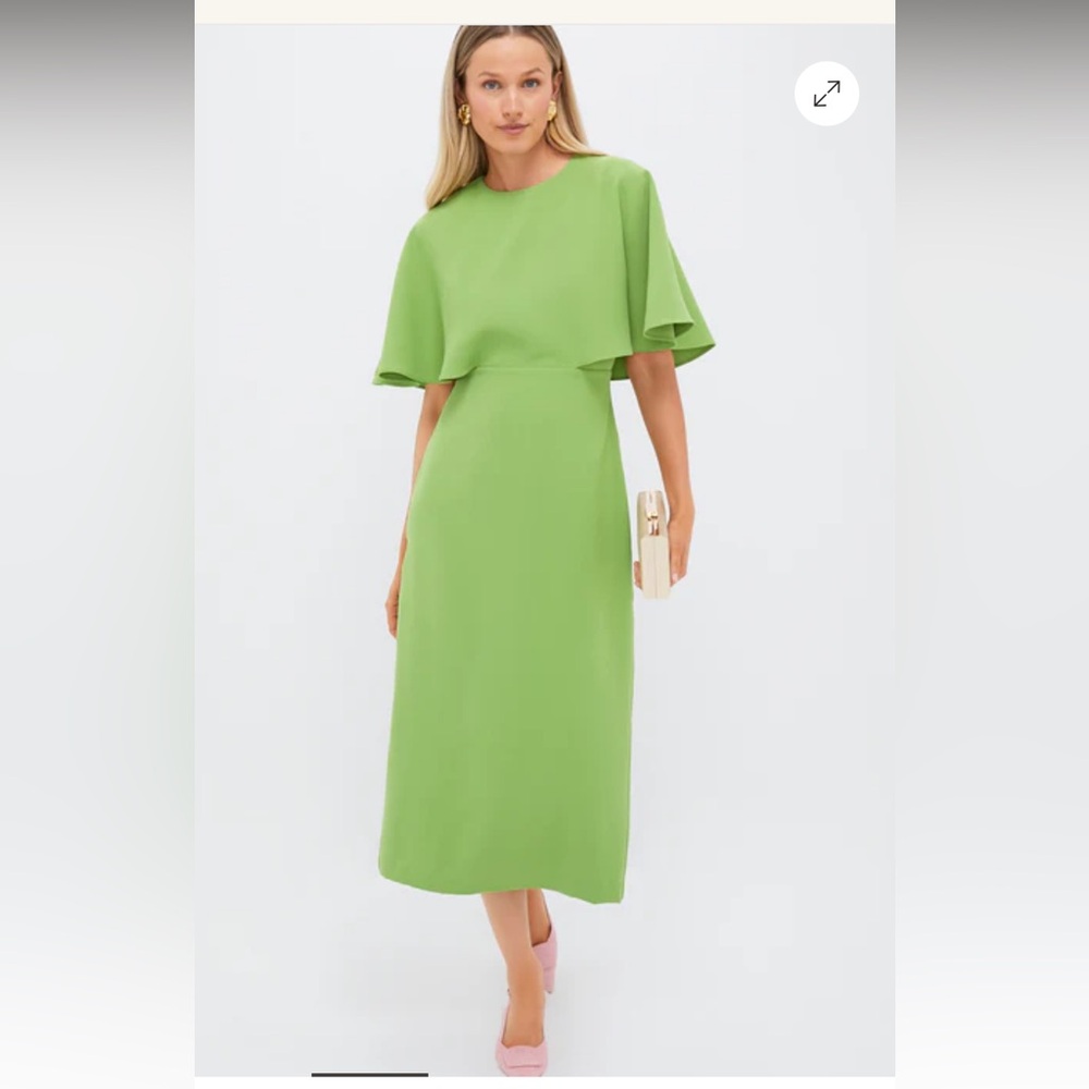 Pomander Place Pistachio Green Cape Leah Dress - Size 6